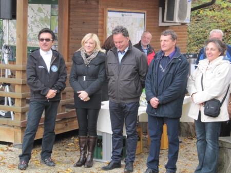 Sprejem gostov iz Velikih Lašč in dvig zastave v čast Šafarskemu v okviru vseslovenske akcije Moja dežela-lepa in gostoljubna 21